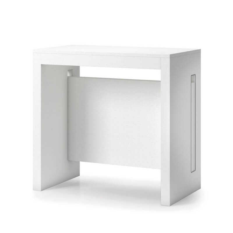 White Transformable Console Table