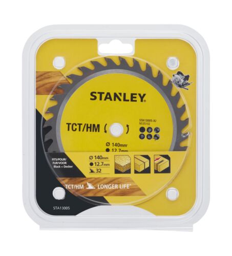 Stanley circular saw blade Ø 140x12.7 mm 32 positive teeth