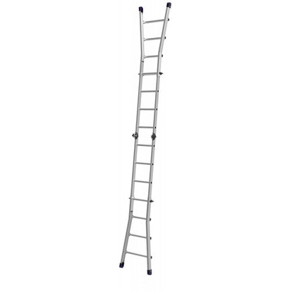 Black Telescopic Ladder in Aluminum