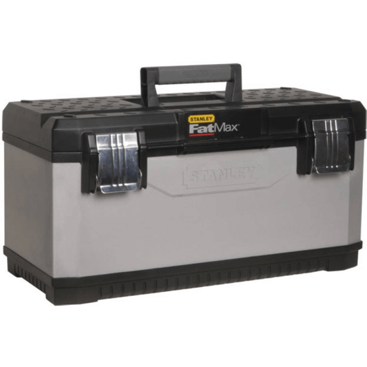 Fatmax Stanley gray metal and plastic toolbox