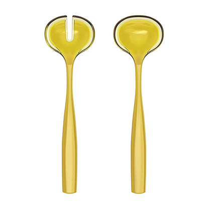 Guzzini Dolcevita amber salad cutlery