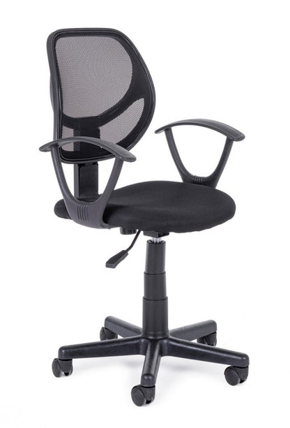 Black office chair with Bizzotto armrests