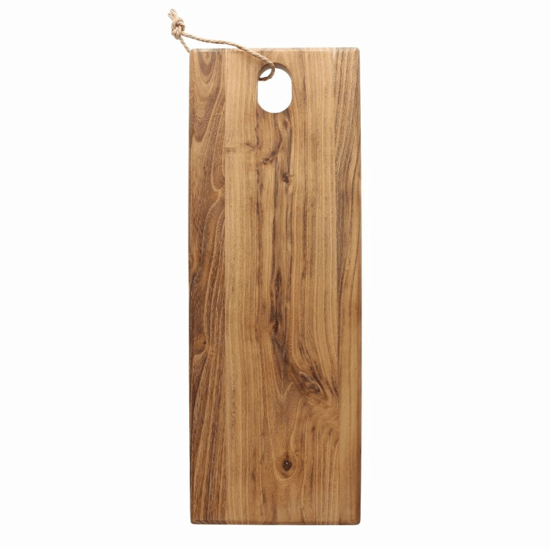 Tabla de Cortar Rectangular 47x17 cm Bambú en Madera Marrón