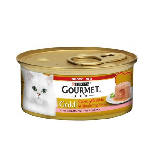 Gourmet Gold Heart Weicher Lachs Purina 85 Gramm