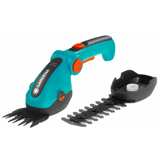 Cordless garden shears set for gardena grass