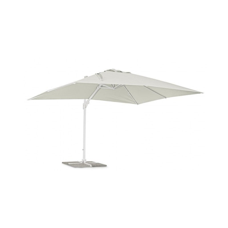 Eden parasol white-natural 300x400xh260 cm