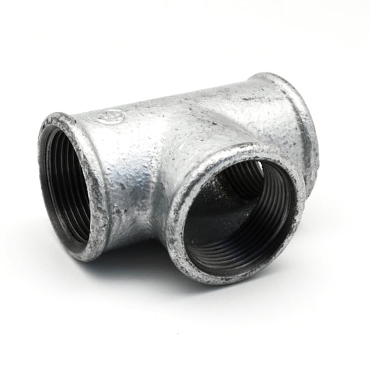 Galvanized Tee Fitting For Hydraulics From 1/2