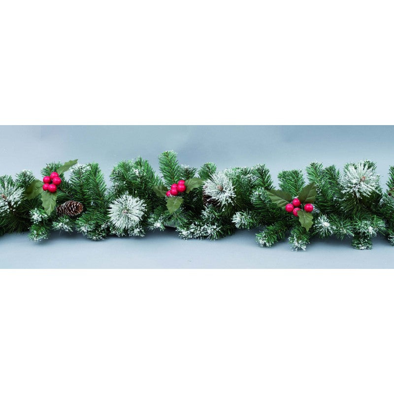 Christmas festoon branch garland for doors windows 2 meters