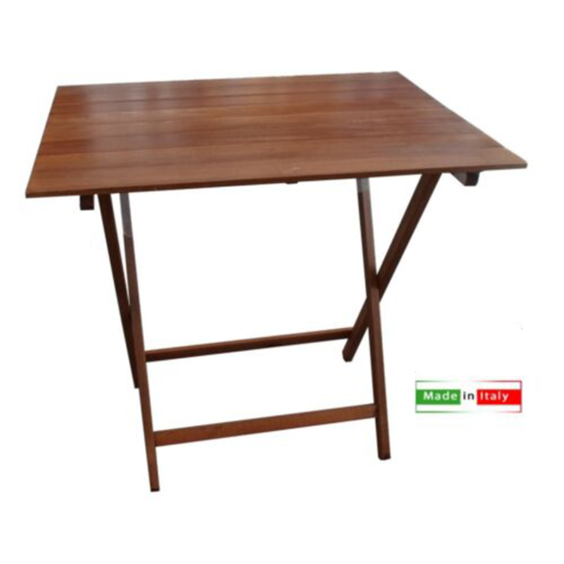 Walnut folding table 60x80 cm