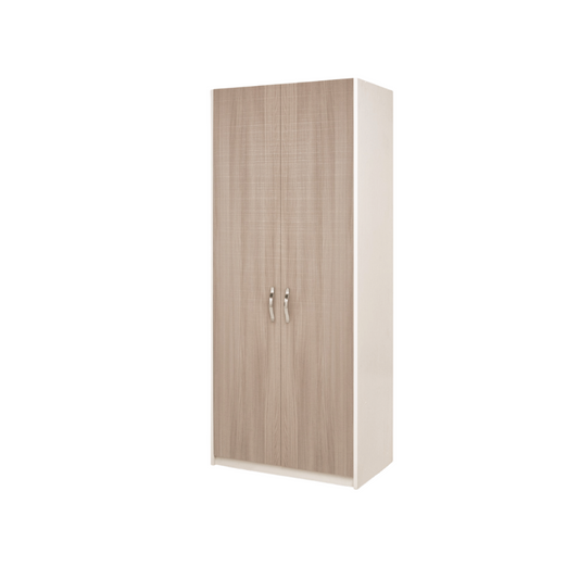 Wardrobe 2 doors without drawers in Olmo color H210x91x52cm