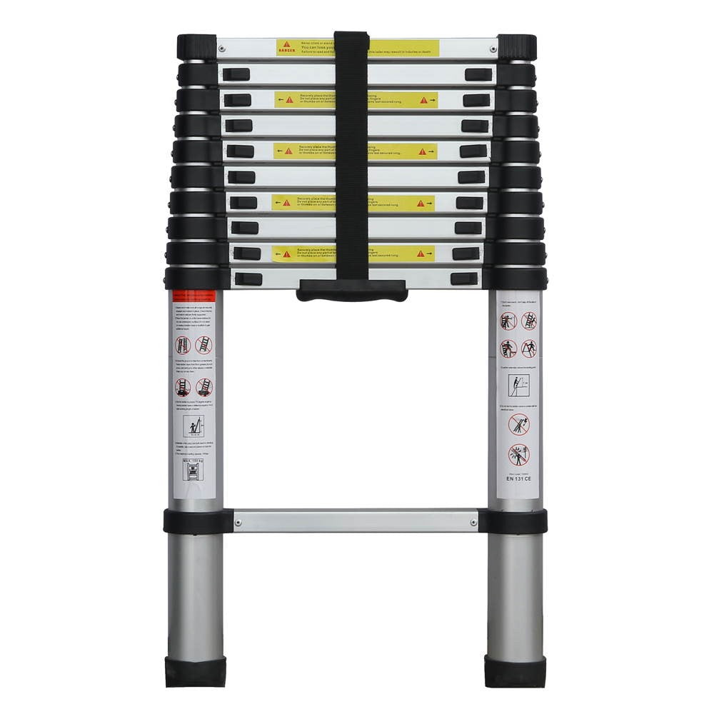 TELESCOPIC LADDER 10 STEPS ALUM.