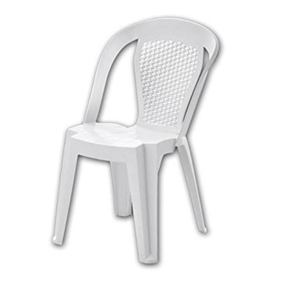 Sofia Bistrot garden armchair in white Dimaplast