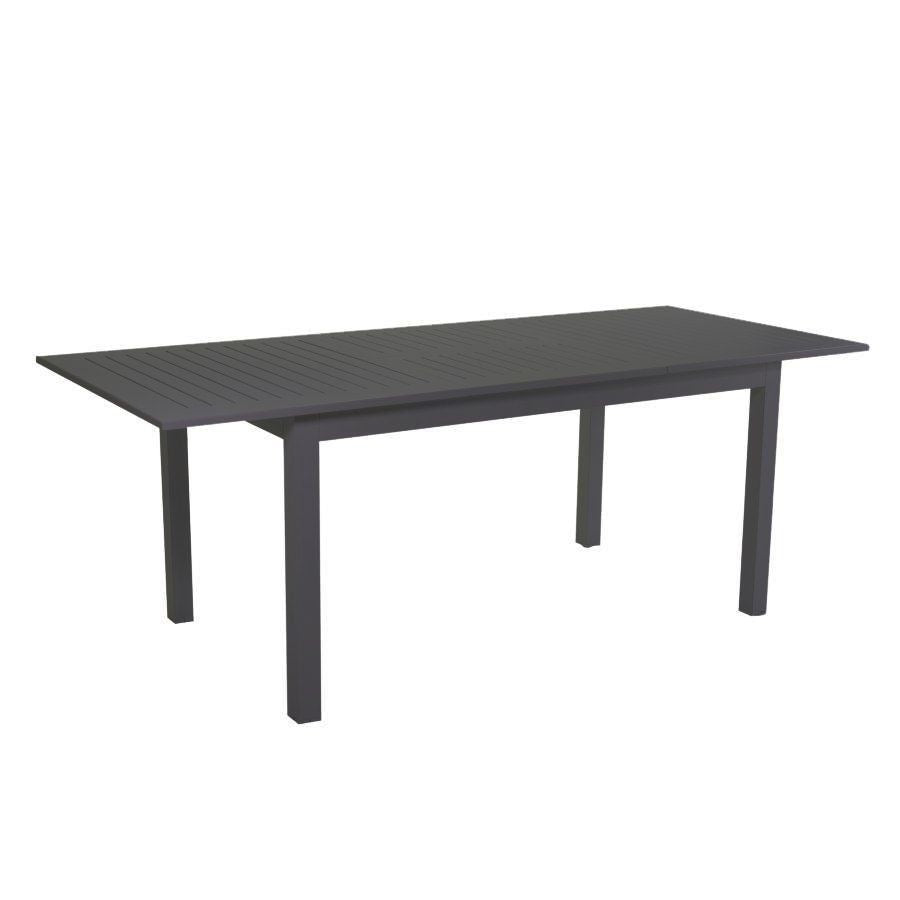 Mesa de aluminio Sullivan extensible antracita cm150 - 210x90xh73