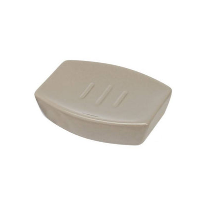 Dove gray soap dish from the Parigi series