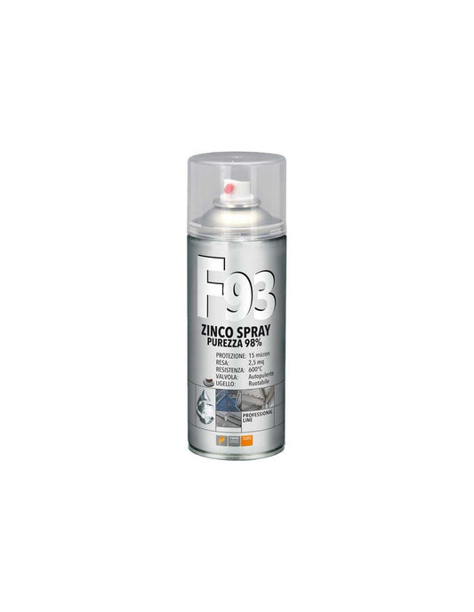 Spray profesional con F93 Zinc 400 ml de Faren, código 973003.