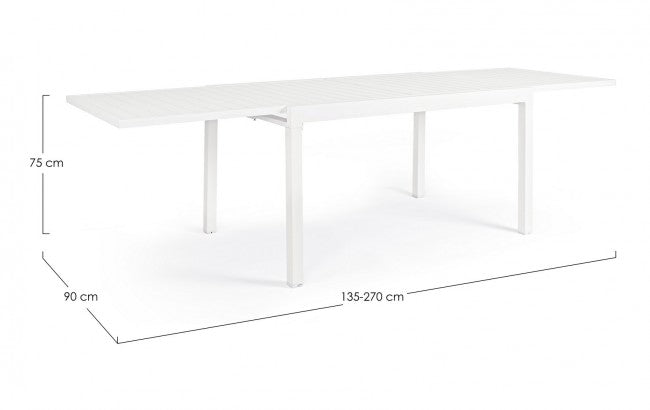 Mesa Extensible Pelagius 135-270x90 Bia Yk11