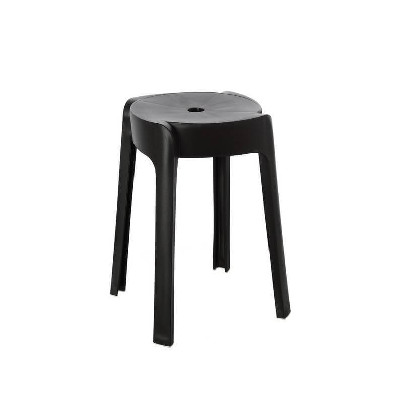 Ely black stool - Essential series