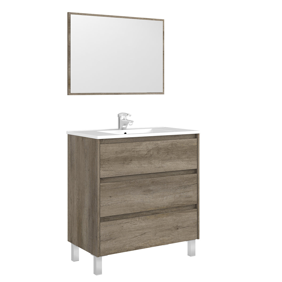 Mueble de Baño 3 Cajones Dakota/Drake (Para montar)