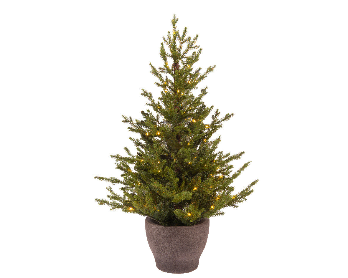 Árbol en Maceta Micro LED BO para Interior y Exterior H 120 Ø 70 cm