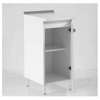 Mueble Bajo Para Cocina Fresno Blanco 1 Puerta Cm 40x50xH 85