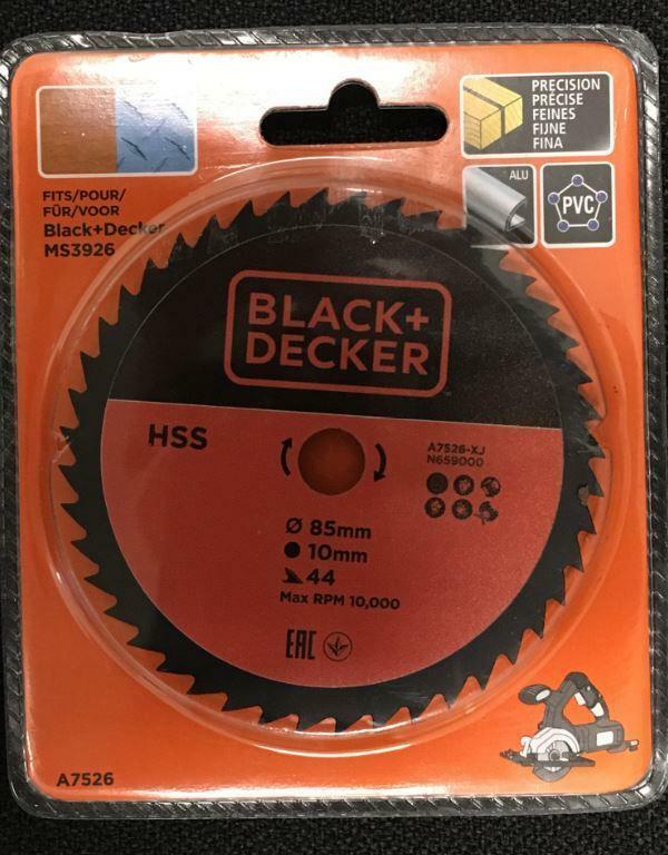 Black and Decker Hss blade 85 mm hole 10 mm 44 teeth