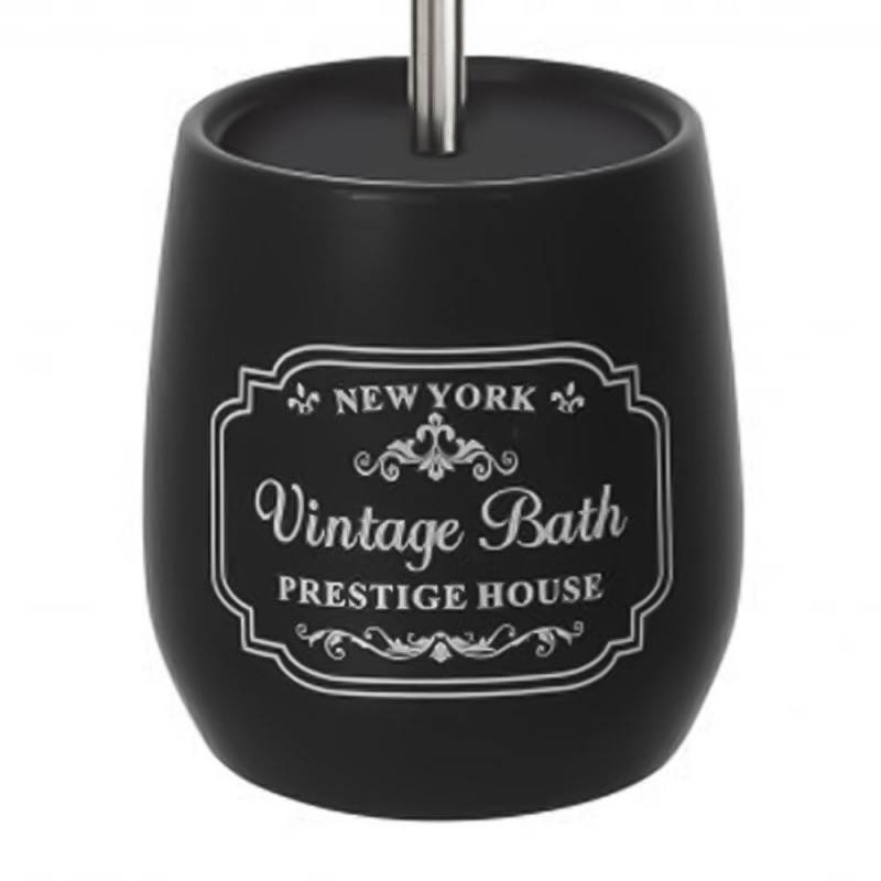 Toilet brush holder New York series black