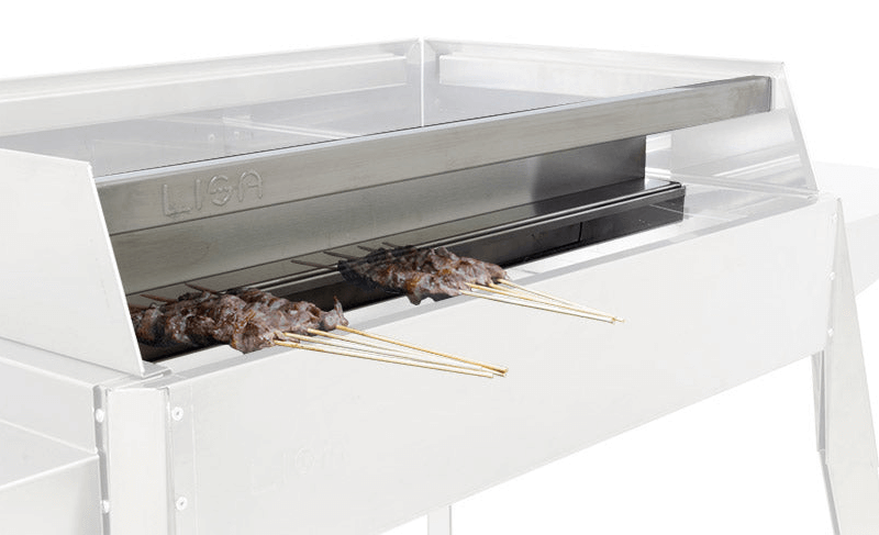 Brocheta de acero inoxidable Lisa Luxury para barbacoas de carbón Etna y Etna Maxi