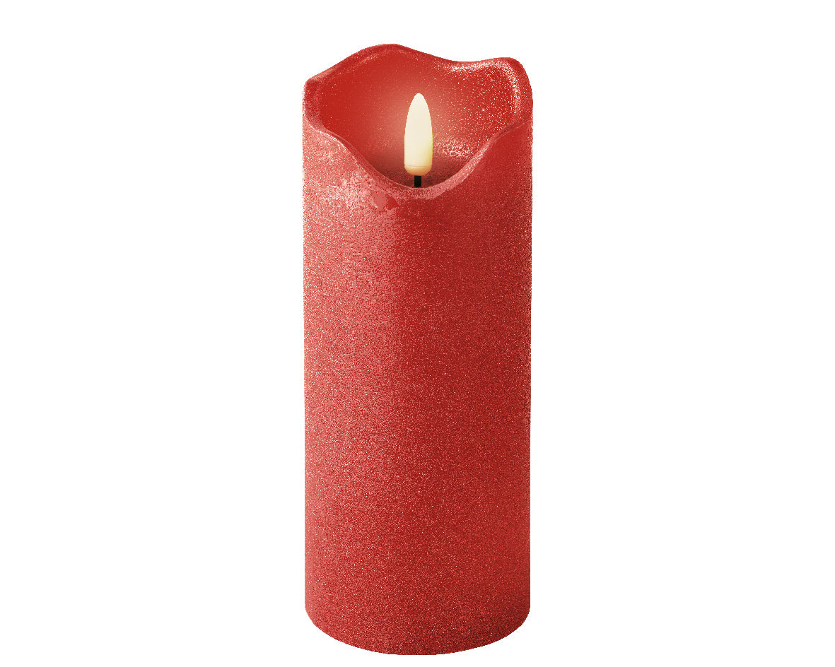 LED Wax Wick Candle with Superior Wave Design 17 x 7 cm