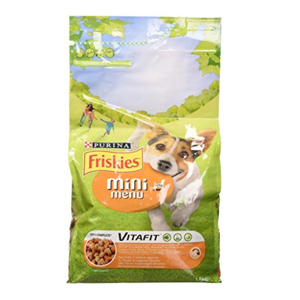 Friskies Mini Menu Chicken Croquettes Puirna Hunde 1,5 kg