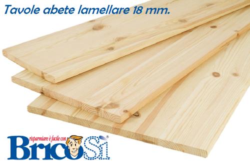 Panel de tablero en madera de abeto laminada espesor 18mm (200x30 cm)