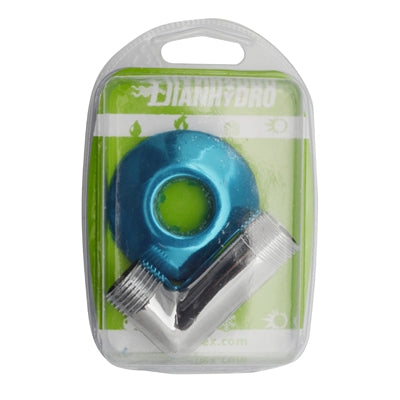 Shower corner with chrome rosette in blister pack (curve included)