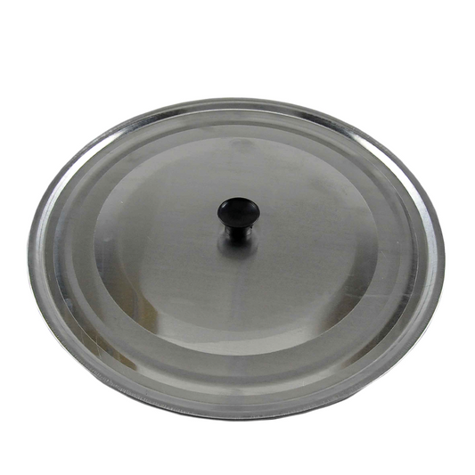 Aluminum Lid cm Ø16 with Black Knob