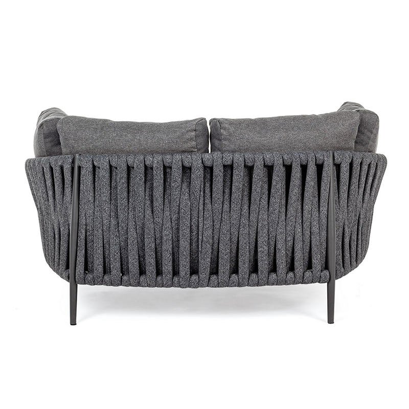 Schlafsofa C-C Rafael Antracite WG21 - 165x146x86 cm