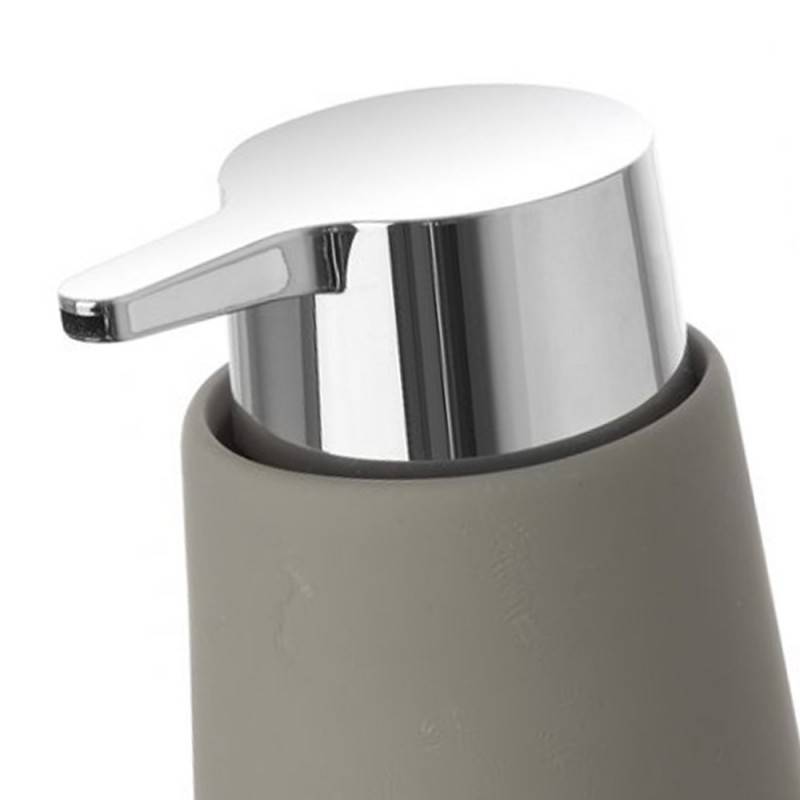 Gray soap dispenser from the Sidney series