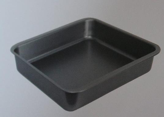 Bandeja para Hornear Cuadrada de Aluminio Antiadherente de Calidad Media, Producto Italiano - 35 cm de alto