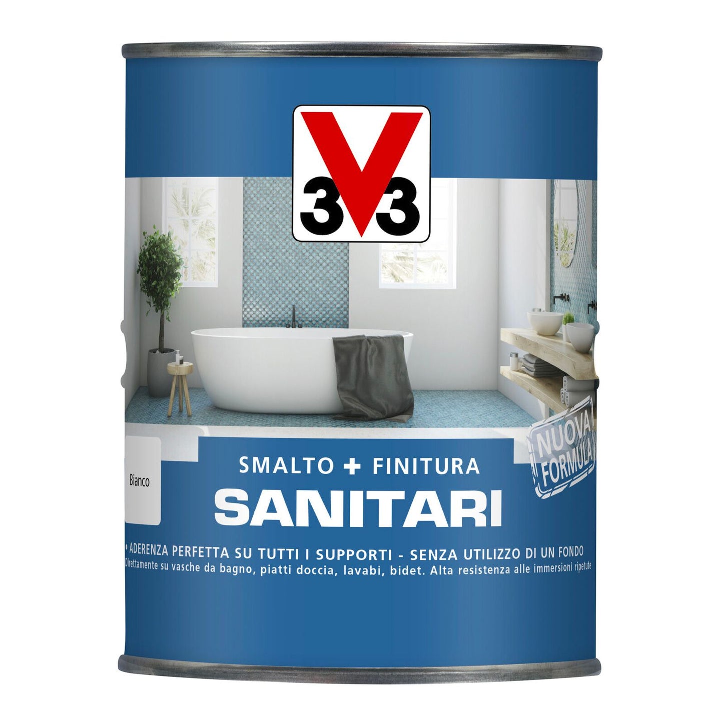 V33 Enamel + Finish Sanitary 0,5L