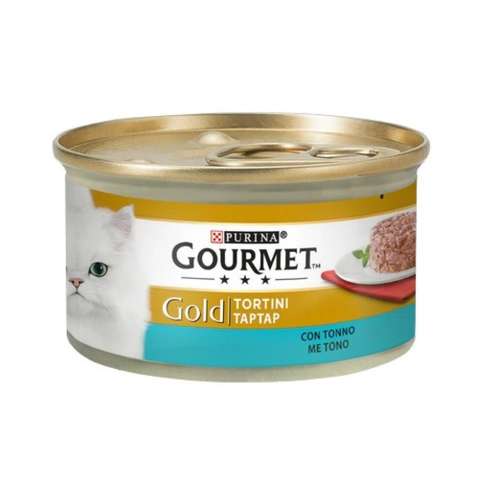 Pastelitos Gourmet Gold con atún Purina 85 gramos