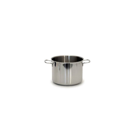 30 cm stainless steel saucepan with 2 Gnali handles