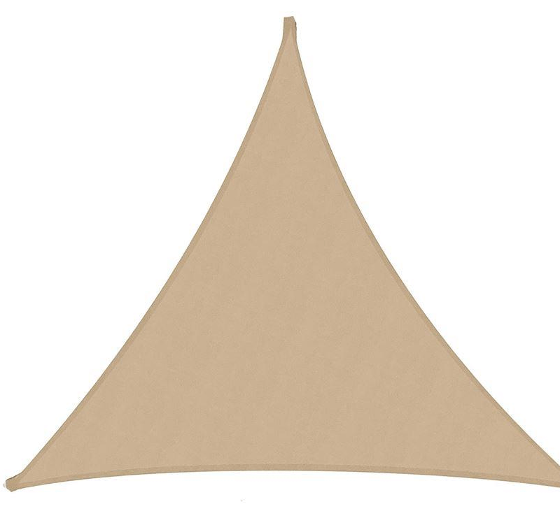 Sand triangular fabric shade sail cm360x360x360