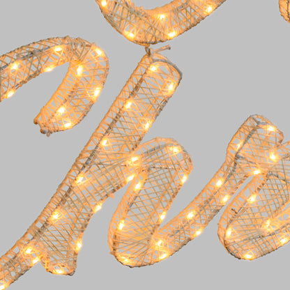 FELIZ NAVIDAD 3D 145xH45cm 320 Pixel MicroLED Serie LHC
 Luci di Natale