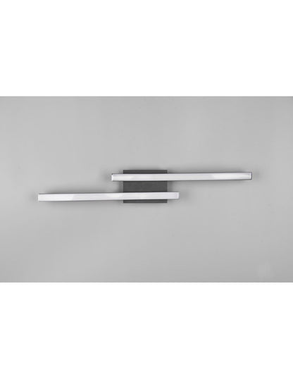 Deckenleuchte Design Double Rod Led 4000k Route Black Trio Lighting