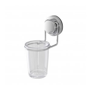 Toothbrush holder in chrome