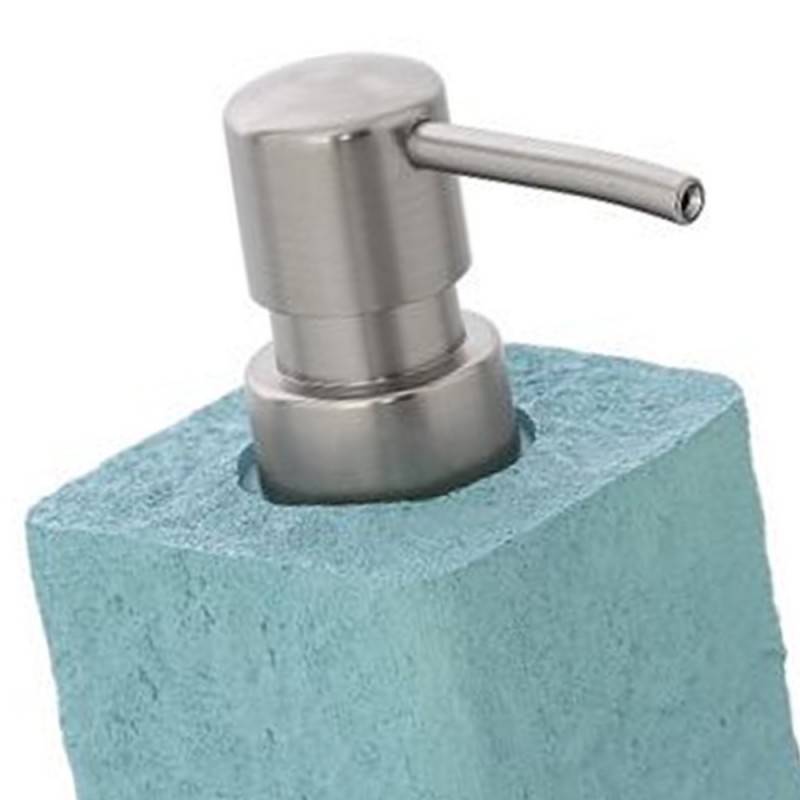 Elegant Soap Dispenser from the Sabbia series in a refined Acqua Marina shade