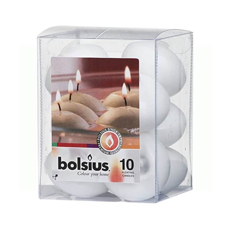 Bolsius Floating Wax Candle White