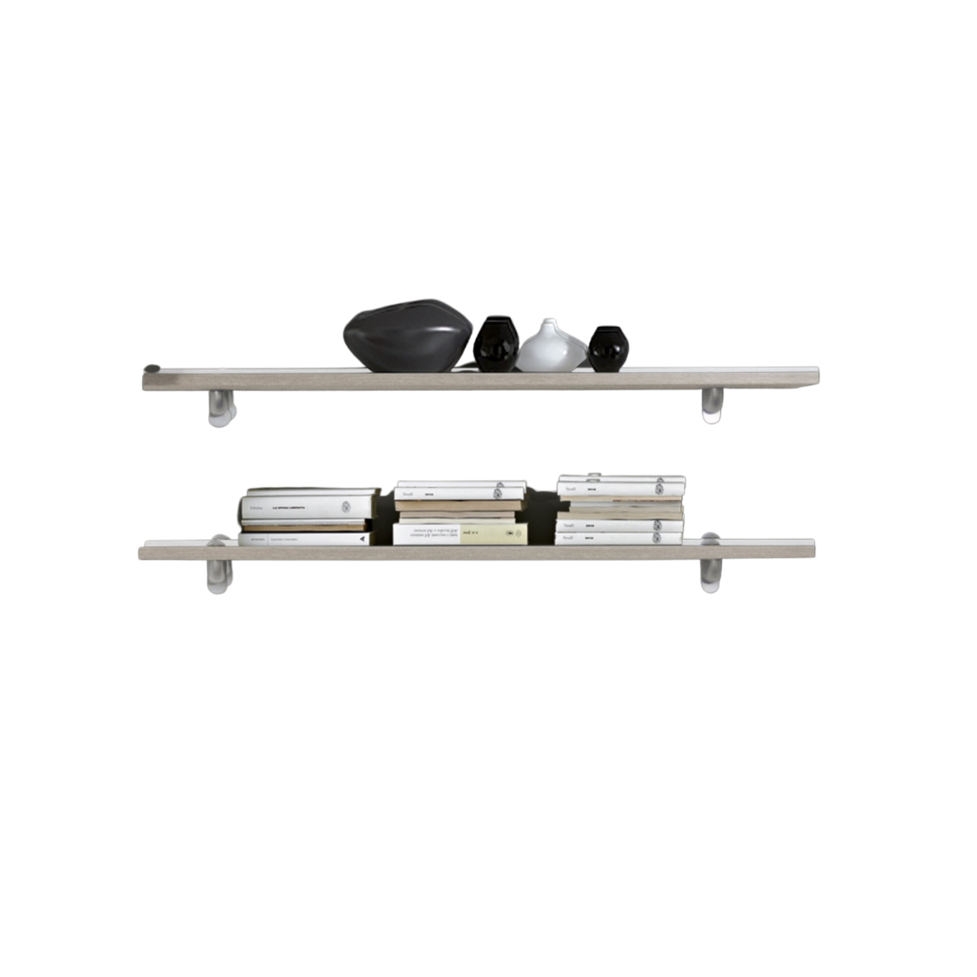 Wall-mounted Shelves in Olmo Color H2.2x120x23cm