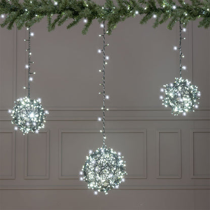 SLRO-MHD 1000 Maxi LED Convex Chain ø8mm MultiFLASH DIAMOND Coil 4+100m Christmas Lights