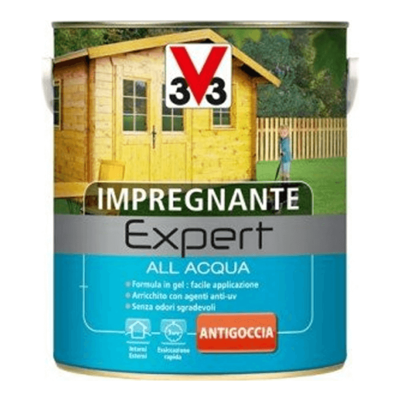 V33 Impregnante Expert auf Wasserbasis, farblos, 2,5 l