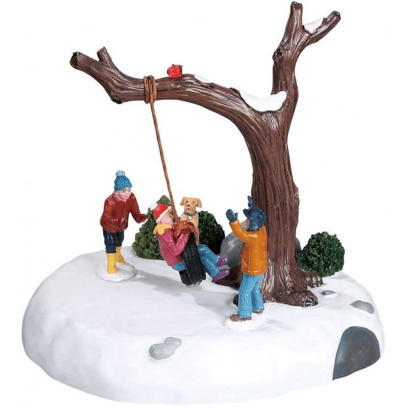 Lemax Tire Swing Twirl 84354 Christmas Village