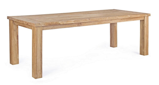 Mesa de jardín en madera de teca reciclada 240x100 cm