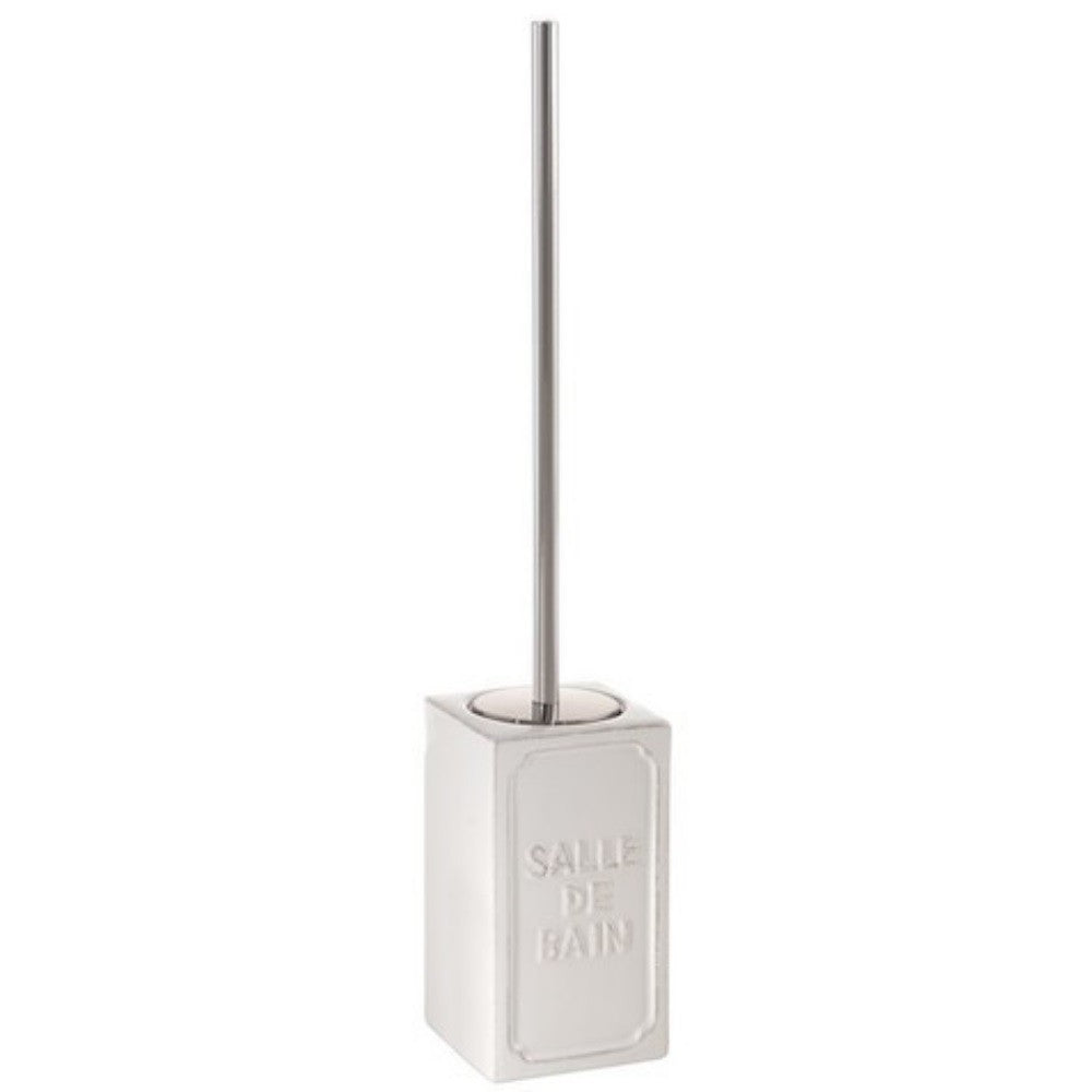 Vivienne Gedy white ceramic toilet brush holder